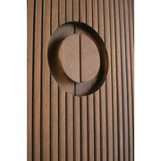 Rowe Furniture Kindred Fluted Wood Tall Cabinet ~ Sesame Finish
