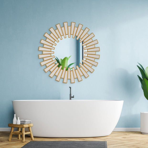 Casa Bella Living Sunburst Round Mirror
