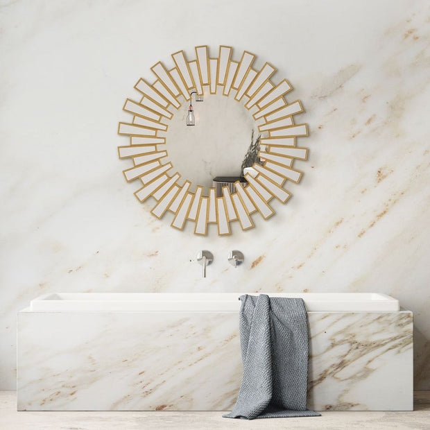 Casa Bella Living Sunburst Round Mirror