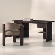 Rowe Furniture Kindred Fluted Wood Desk ~ Godiva Finish