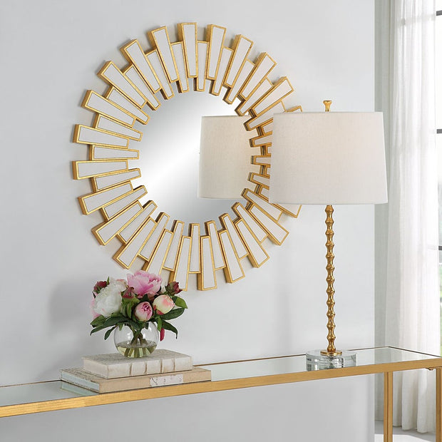 Casa Bella Living Sunburst Round Mirror