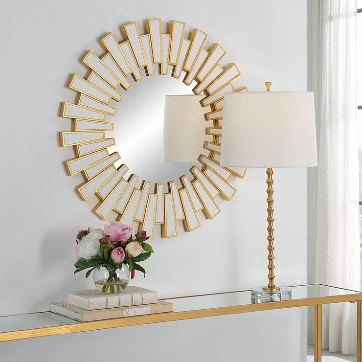 Casa Bella Living Sunburst Round Mirror