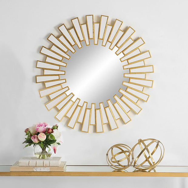 Casa Bella Living Sunburst Round Mirror