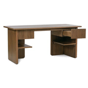 Rowe Furniture Kindred Fluted Wood Desk ~ Sesame Finish
