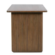 Rowe Furniture Kindred Fluted Wood Desk ~ Sesame Finish