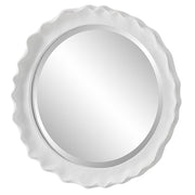Casa Bella Living Coastal White Coral Matte White Finished Mirror
