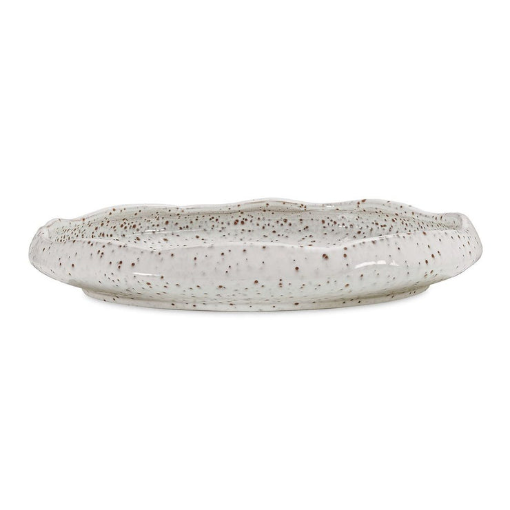 Uttermost Ripple Vase Uttermost Stardust White Ripple Decorative Bowl ~ Indoor & Outdoor Use ...