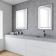 Casa Bella Living Rectangular Thin Inner Edge Beveled Mirror