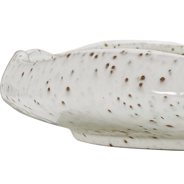 Uttermost Ripple Vase Uttermost Stardust White Ripple Decorative Bowl ~ Indoor & Outdoor Use ...