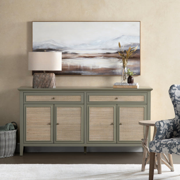 Crestview Collection Solace 4- Door Sideboard