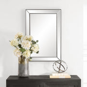 Casa Bella Living Rectangular Thin Inner Edge Beveled Mirror