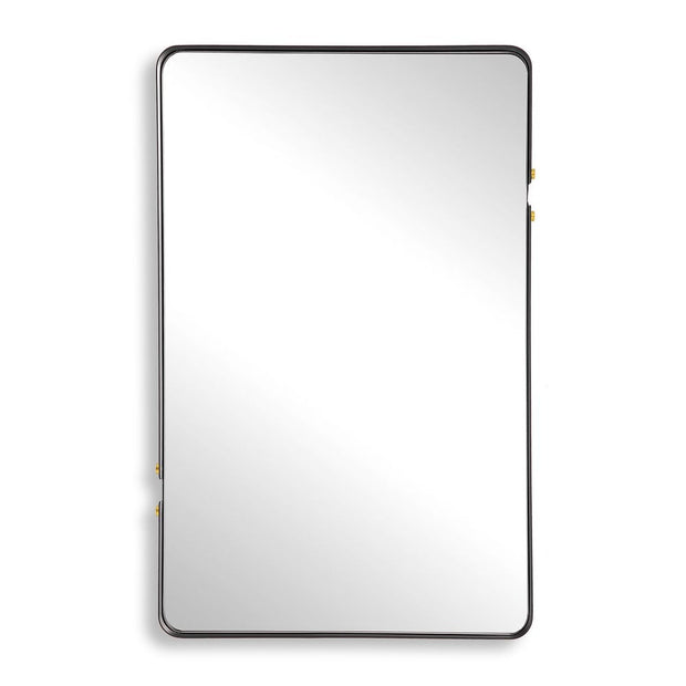 Casa Bella Living Metal Framed Soft Rounded Corners Mirror
