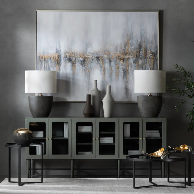 Crestview Collection Linsey Dark Green Sideboard
