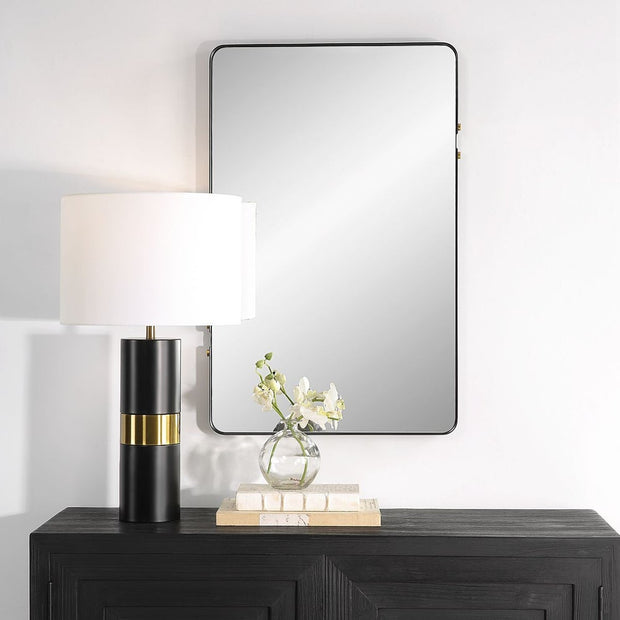 Casa Bella Living Metal Framed Soft Rounded Corners Mirror