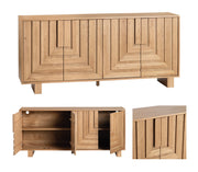Crestview Collection Dylan 4- Door Sideboard