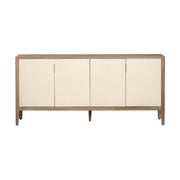 Crestview Collection Montclair Natural Wood Grain 4- Door Sideboard