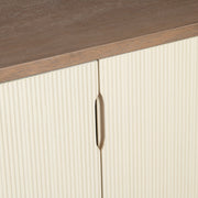 Crestview Collection Montclair Natural Wood Grain 4- Door Sideboard