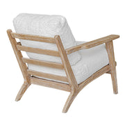 Uttermost Laid Back Mindi Wood Natural Finish Lounge Chair