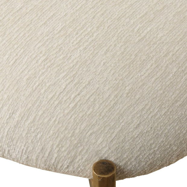 Uttermost Capture Modern White Performance Fabric Dining Chairs Set of 2