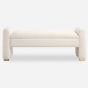 Uttermost Caliste Bench With Textured Ivory Boucle
