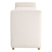Uttermost Caliste Bench With Textured Ivory Boucle