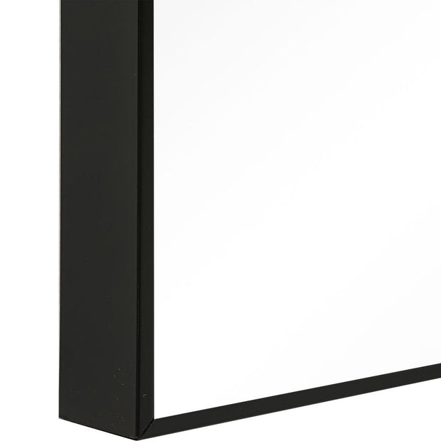 Casa Bella Living Thin Black Framed Classic Modern Mirror
