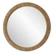 Casa Bella Living Relaxing Round Rattan Look Alike Mirror
