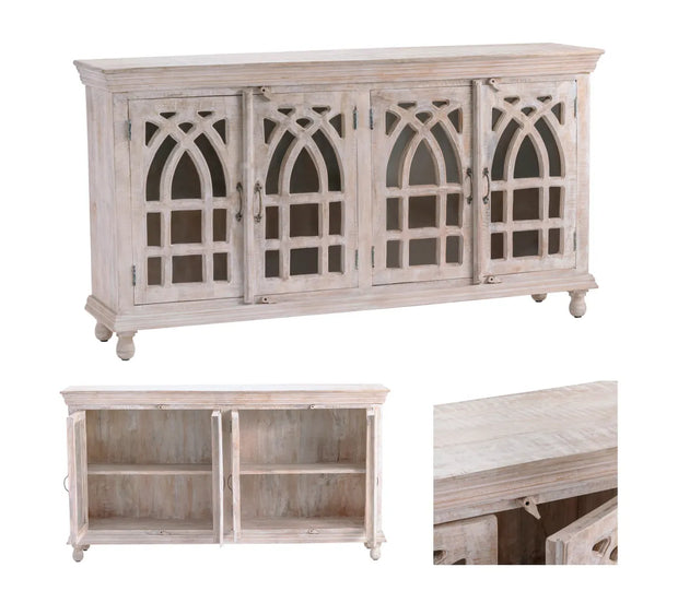Crestview Collection Bengal Manor Cathedral Sideboard