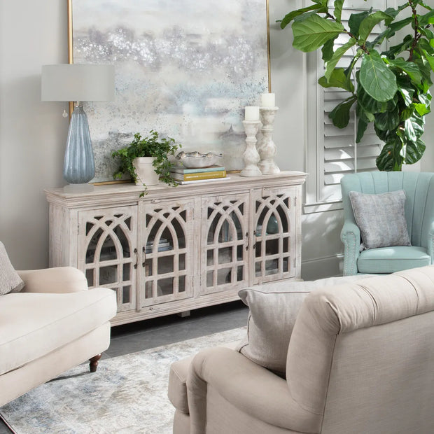 Crestview Collection Bengal Manor Cathedral Sideboard