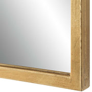 Casa Bella Living Curved Corners Gold Leaf Mirror