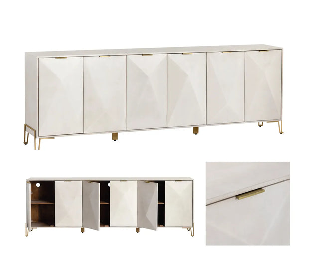 Crestview Collection Teagan 6- Door Sideboard