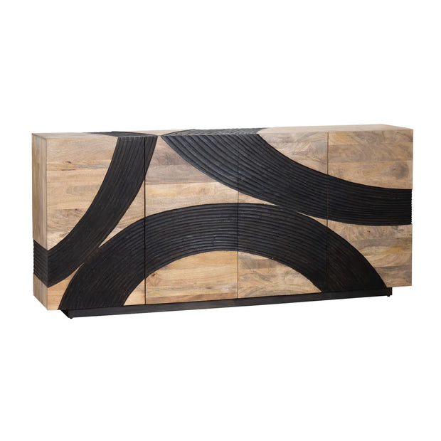 Crestview Collection Lennox 4- Door Sideboard