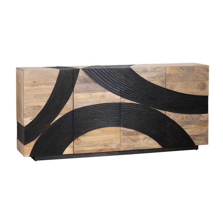 Crestview Collection Lennox 4- Door Sideboard