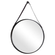 Casa Bella Living Antique Bronze Thick Framed Round Mirror