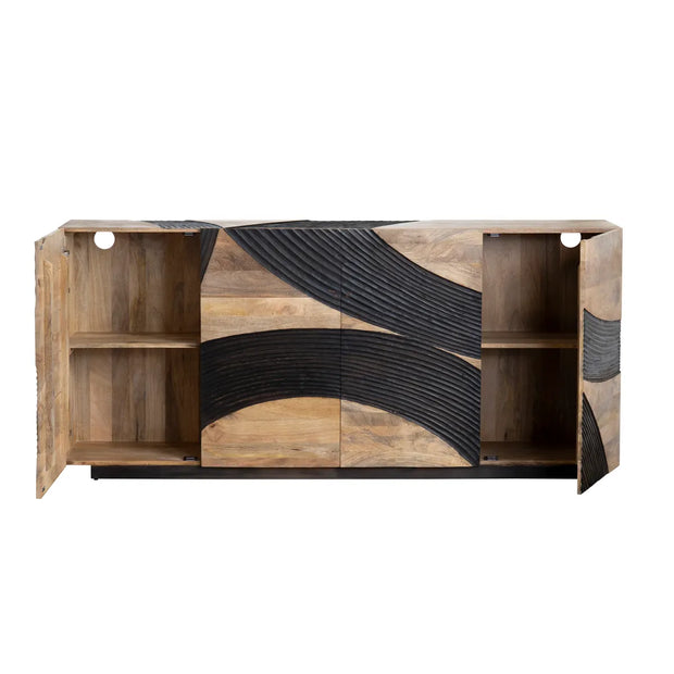 Crestview Collection Lennox 4- Door Sideboard