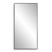 Casa Bella Living Thin Black Framed Contemporary Mirror