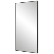 Casa Bella Living Thin Black Framed Contemporary Mirror