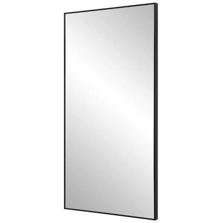 Casa Bella Living Thin Black Framed Contemporary Mirror