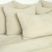 Kashwere Ultra Soft Linen and Desert Dune Fleck 24x24 Pillow with Plush Insert