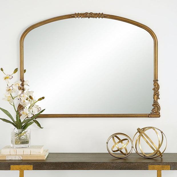 Casa Bella Living Antique Gold Baroque Mirror