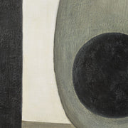 Uttermost Fair Trade Modern Hand Painted Canvas With Black Frame