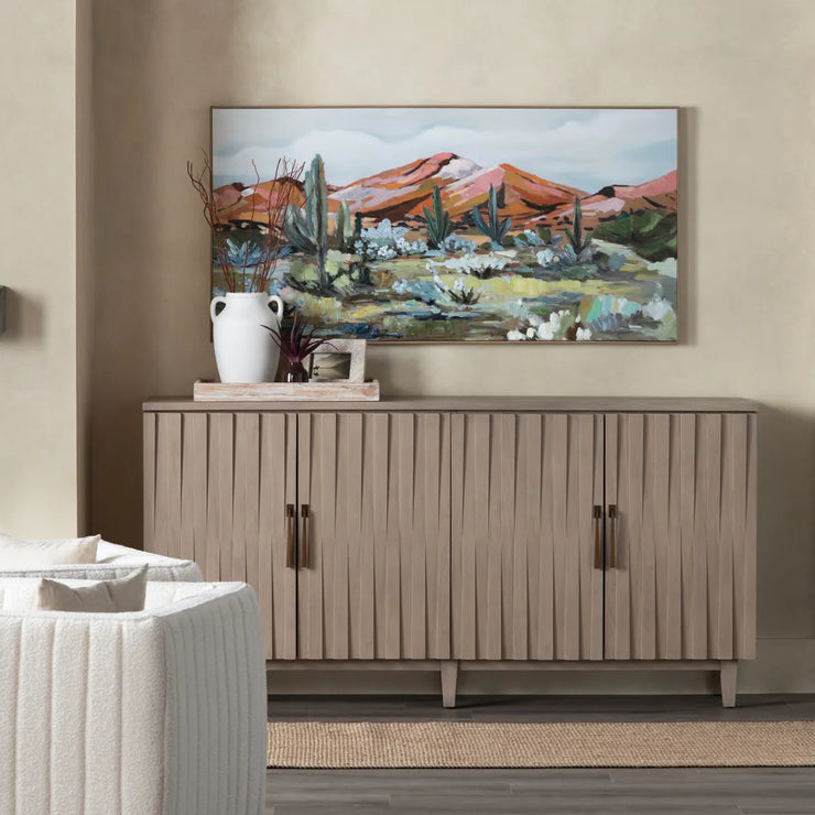 Crestview Collection Butler 4- Door Sideboard