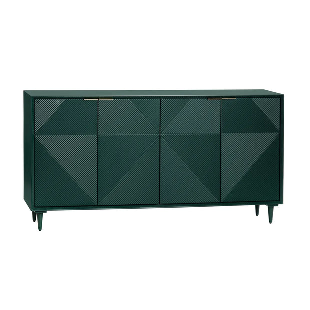 Crestview Collection Evergreen Four Door Sideboard