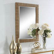 Casa Bella Living Natural Looking Rattan Framed Mirror