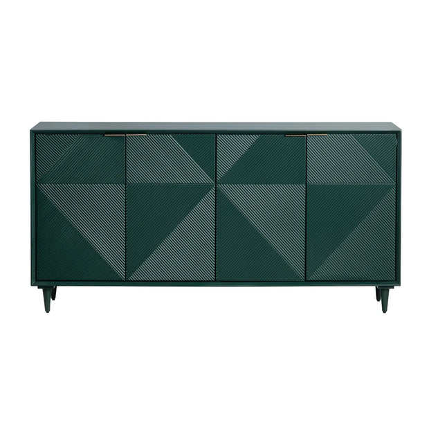 Crestview Collection Evergreen Four Door Sideboard