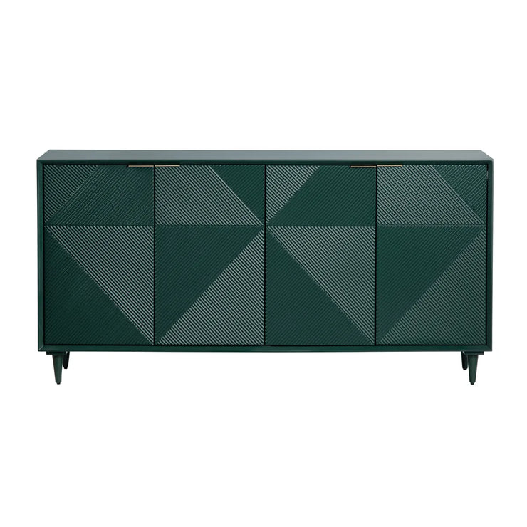 Crestview Collection Evergreen Four Door Sideboard