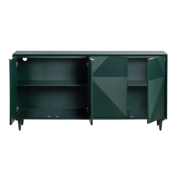 Crestview Collection Evergreen Four Door Sideboard