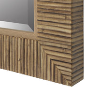 Casa Bella Living Natural Looking Rattan Framed Mirror