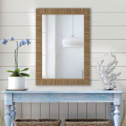 Casa Bella Living Natural Looking Rattan Framed Mirror