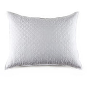 Pom Pom at Home Hampton White Linen Diamond Quilted Big Pillow With Insert ~ 28" X 36"